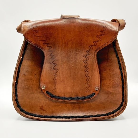 Vintage Hand Tooled Bag - Picture 3 of 9